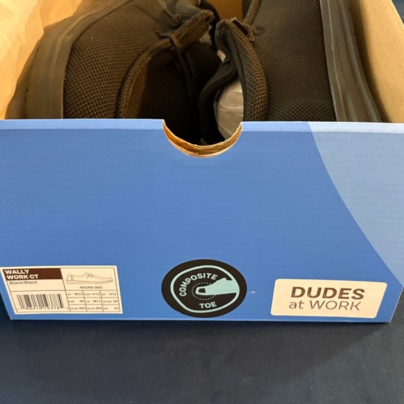 Wally Work Composite Toe Black Hey Dudes - Picture 2 of 11